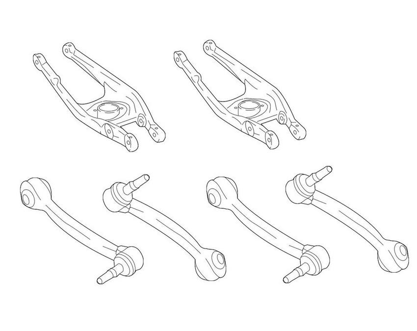 BMW Suspension Control Arm Kit - Rear